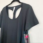 Bally Racerback Mesh Detail Short Sleeve Top Size Large Photo 1