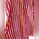 Beach Riot  X Revolve Alexa Top Sunset Stripes swim cover Size PL Photo 4