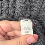 Madewell  Dark Gray Cable Knit Sweater Long Sleeve Crew Neck Women medium Photo 2