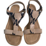 Alfani  Vacanzaa Step Flex Women's Faux Leather Wedge Sandals Snake Print Sz 7.5 Photo 0