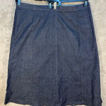 D&Co Denim Maxi Skirt Size 3X Pull On Minimalist NWOT Blue Photo 0