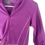 Athleta  Women's Size Medium Purple Half Zip‎ Hooded Activewear Sweater Photo 7