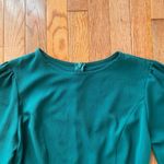 forest green ruffle long sleeve dress Size M Photo 5