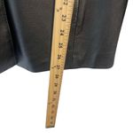 American Leather USA Vintage 90s Women's Size‎ Large Black Button Up Jacket Coat Photo 6