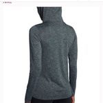 Nike  Hooded Lightweight Athletic Workout Top Woman’s Size XS Blue Black Heather Photo 12