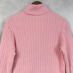 Anne Klein  Sport Womens Cable Knit Turtleneck Sweater Size XL Preppy Classic Photo 6