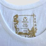 Disney Pirates Caribbean Jack Sparrow Tank Top Women's Large White Graphic Tee Photo 3