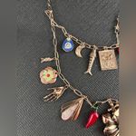 Free People  Maxamillion Charm Necklace Gold Charm Necklace Photo 7