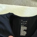 A New Day Black Long Sleeve Bodysuit Photo 1