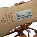 Schutz Siena Ankle Tie High Heel Sandals Caramel Brown Clear Size 9.5 Photo 15