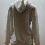 Threadless White Zip Up Hooded Jacket Size Medium Preloved. Photo 3