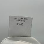 Carlisle Womens Ivory Button Down Shirt Top Mesh Stripe Streetwear Size 8 Black Photo 4