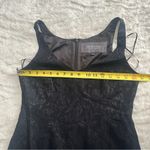 JAYGODFREY Size 8 Black Brocade Back Zip Scoop Neck Mini Dress LBD cocktails Photo 7