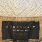 Sanctuary Clothing Women’s Tan Linen Cargo-Like Tie Waist Pants - Size 28 Photo 3