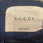 Gucci NWT  embroidered flower skinny jeans sz 25 Photo 4