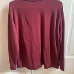 Long Sleeve Maroon Top Red Size M Photo 1