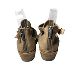 Vince Camuto Women's Sz 7.5 Pamelle Boot Tan Taupe Nubuck Sliced Leather Cutouts Photo 5