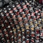 Thalia Sodi  Gold-Tone Rhinestone Wedges 8.5 Photo 4