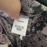 Intermix  Silk Purple Long Sleeve Boho Romper Size 4 Photo 12