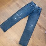 AGOLDE Like New  90’s pinch waist distressed jeans Photo 2