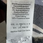 DKNY  black white and purple print wide leg belted jumpsuit size 12 Photo 7