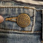 Lands' End Jeans Womens 12 P Petite Curvy Fit Denim Flare Trouser Leg City Waist Blue Size 12P Photo 4