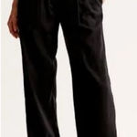 Abercrombie & Fitch  Sloan Black High-Rise Wide Leg Pants 24 / 00 Photo 0