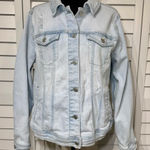 Ava & Viv  Light Wash Denim Jacket • Women’s 1X • Stretch Jean Jacket Photo 0