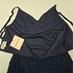 superdown  Aurora Lace Mini Dress in Navy XS Photo 10