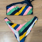 Cotton On NWOT rainbow bikini top size xs and bottoms small Photo 0