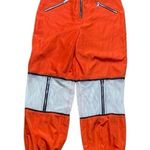 I am gia I.AM.GIA. Gwen Pant Size Large Orange and White Photo 0