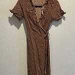Primark Brown Wrap Dress Photo 0