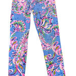 Lilly Pulitzer NWOT  Pink and Blue Leggings Size L 8-10 Photo 0
