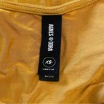 Agnes & Dora Women’s Mustard Essential V-Neck Tank, Size X-Small Photo 4