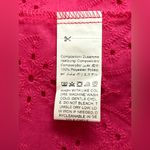 SheIn  Pink Holidaya Plus Solid Eyelet Embroidery Tank Top Photo 6