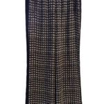 Nic+Zoe Pants Womens Medium Green Black Printed Wide Leg High Waist Lightweight Photo 0