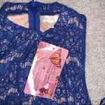 NWT Blue Lace Cocktail Dress Photo 3
