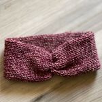 Handmade Maroon Knit headband Photo 0