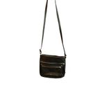 Relic by Fossil Black Crossbody Bag Purse Three Zipper Pockets Everyday Handbag Photo 2
