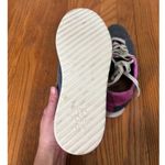 AS 98 Leather Alfie Sneakers Perforated Suede Lace Up Gray Pink Size 38 US 7.5 Photo 7