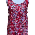 Maurice's  Paisley Bandana Ruffle Lace Sleeveless Blouse X-Small NWT Photo 0