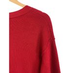 Caslon Copied - Crew Neck Rib Tunic Sweater in Red Chili Size Small NEW Photo 4