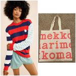 Marimekko Kesakoju Maalis Pullover Sweater and bag Size XS Red Photo 6