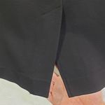 IRIS SETLACKWE Size 6 Black Faux Leather Trim, Back Slit, Pencil Skirt Photo 9