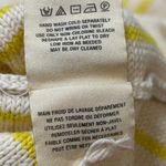 Anthropologie Moth Knit Striped Sweater Size XS Dolman Sleeve Boat Neck Yellow Photo 7