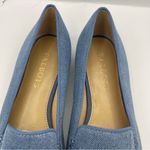 Talbots Ryan denim embroidery butterfly flats women’s Size 6M Photo 7