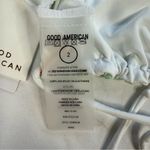 Good American NWT Size 2 M Tiny Ties Bikini Top Green Marble Pastel Beach Sexy Photo 5