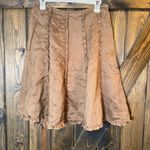 Allison Taylor  Aline Ruffle 100% Linen Skirt Photo 1