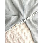 Anthropologie Blue Ribbed Athleisure Loungewear Workout Bike Shorts M/L Photo 5