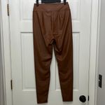 Aerie NWT Offline by  Real Luxe Faux Leather Leggings in Camel - Size Large Photo 6